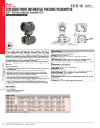 Thumbnail of document Data Sheet - 3100D Explosion-proof Differential Pressure Transmitter